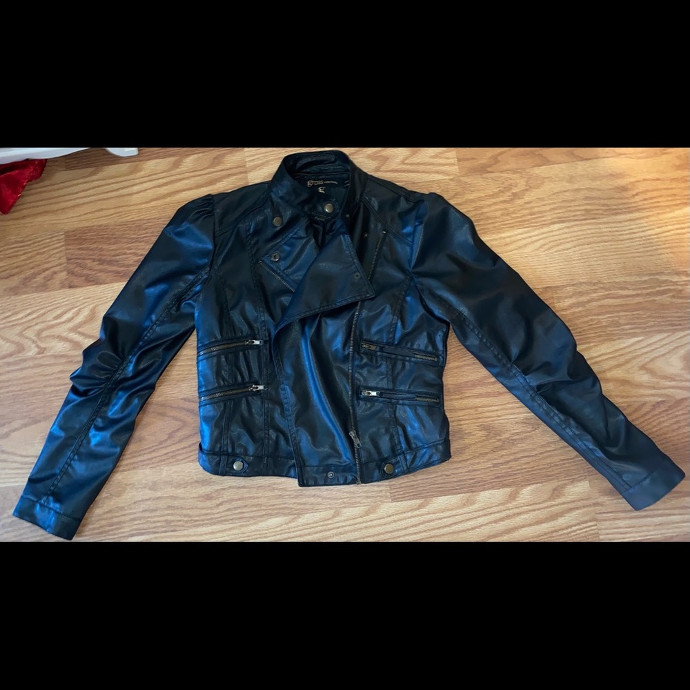 Grass Collection Leather Jacket